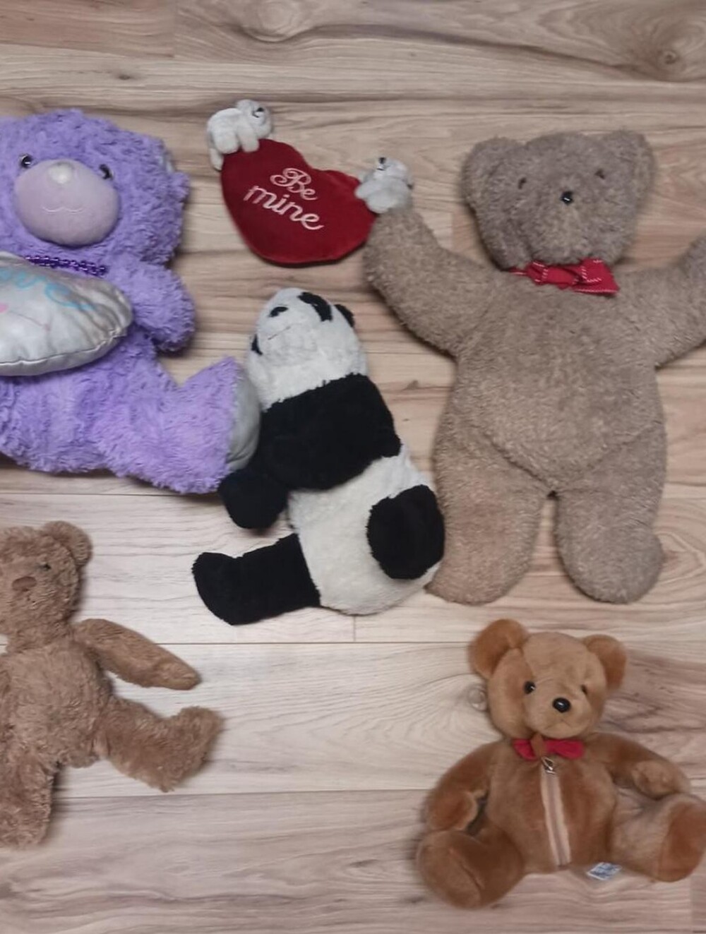 lot of 6 bear plushes